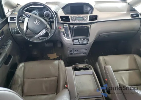 2015 Honda Odyssey Touring from USA, damaged, VIN 5FNRL5H95FB047243